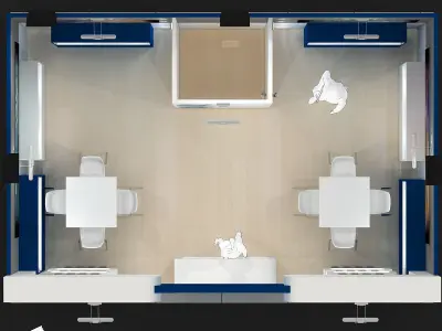 Exhibition Stand - ST0037 3D model