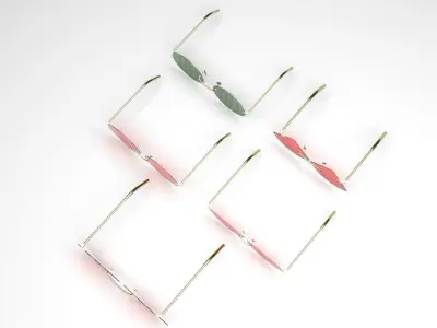 Watermelon Sunglasses Collection 3D model