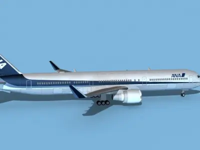 Boeing 767-400 ANA 3D model