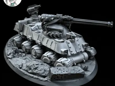 Battle APC 55mm 3D print model