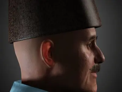 Efsane Komutan Kazim Karabekir 3D model