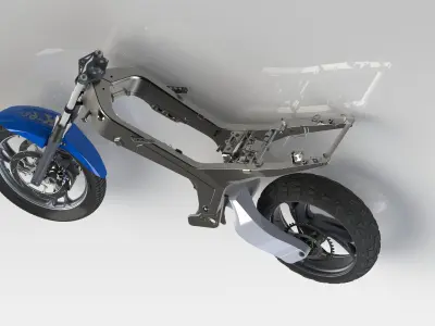 Yamaha TDM 850 Free 3D model