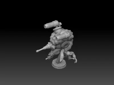 Nautiloid Horror Superheavy Carapace 3D print model