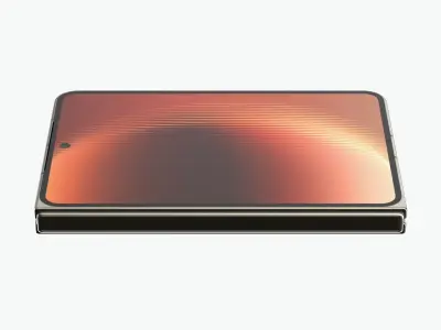Huawei Pura X Max Vibrant Orange 3D model