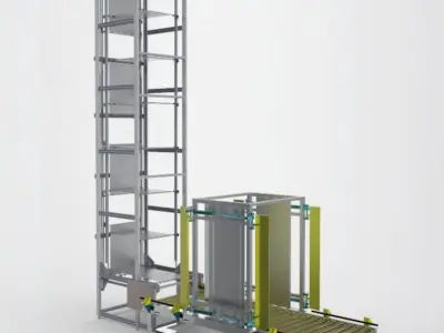 Chain hoist 3D model