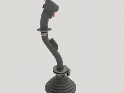 A10 Warthog Flightstick Low-poly 3D model