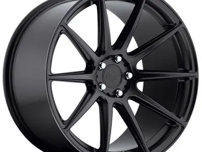 Niche Essen Wheel Offset Matte Black Low-poly 3D model