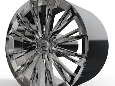 ASANTI CORONA TRUCK WHEEL 3D MODEL 3D model