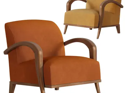 Domino Armchair 3D model