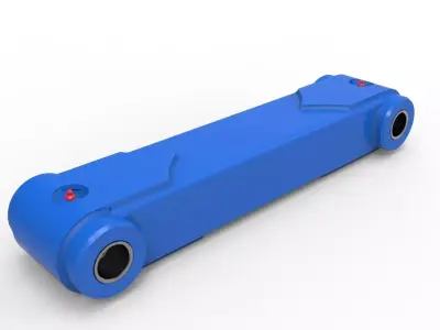 link hydraulic cylinder Free 3D model