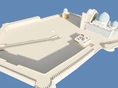 Mosque 3d model 3D model
