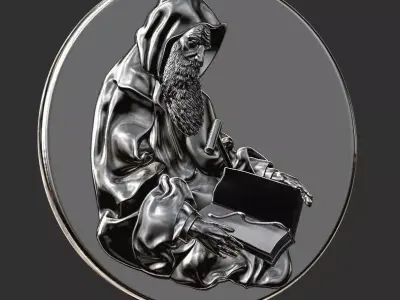 Grigor Narekatsi Gregory of Narek 3D print model