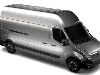 Vauxhall Movano L3H3 Van 2016 3D model