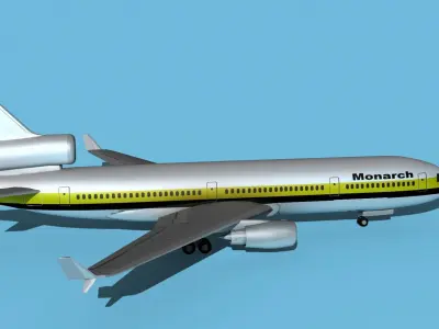 McDonnell Douglas MD-11 Monarch 3D model