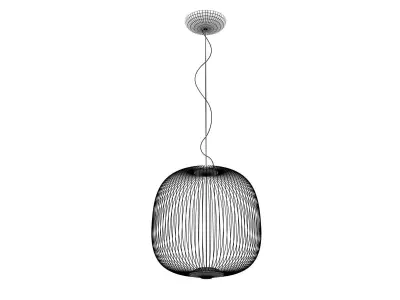 Spokes pendant lamp Free 3D model