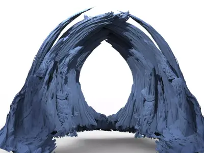 Antenora Cliff entrance 3D model