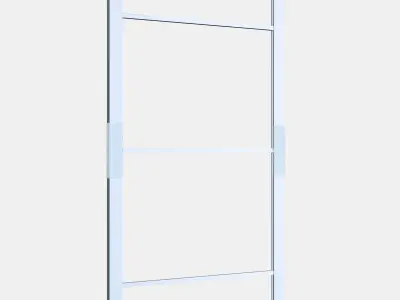 SKYTTA Sliding door frame 4 Low-poly 3D model