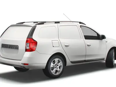 Dacia Logan MCV Van 2019 3D model