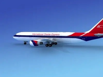 Airbus A300 Air Charter Intl 1 3D model