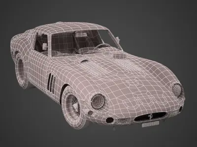 Ferrari 250 GTO - 3757GT - No Engine 3D model