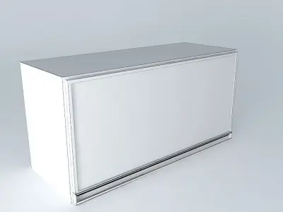 MODULE TOP C / DOOR ROCKER PROFILE ALUMINUM C / GLASS COLOR Free 3D model