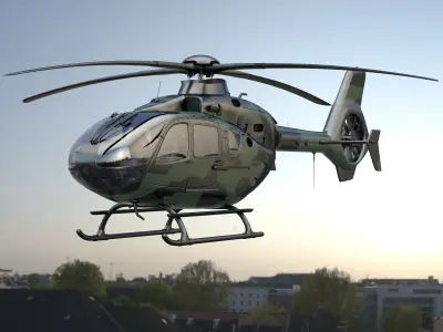 EC 135 military 3D model