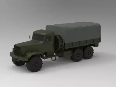 KRAZ truck 3D model