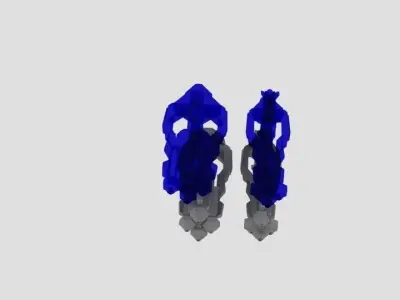 Hologun  Low-poly 3D model