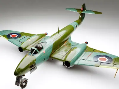 Gloster Meteor F Mk 3 1949 3D model