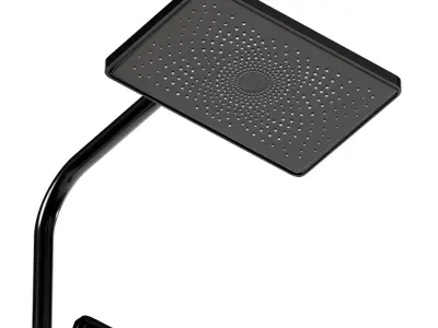 Shower System Square Massage Jet Handheld Shower Head Shower Low-poly 3D model