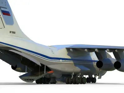 Il-76 MD-90A Airlifter 3D model