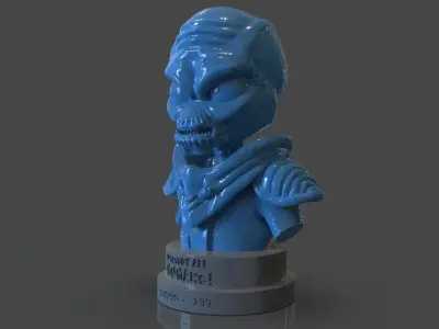 Crypto 137 Destroy all Humans Bust 3D print model