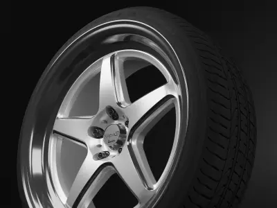 LENSO D-1SF Low-poly 3D model