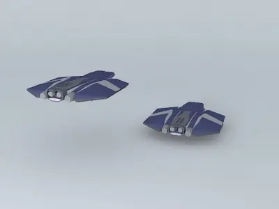 SQ Thunderbolt - Multirole corvette class Free 3D model