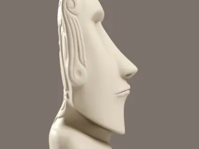 Moai Easter Island Statue 3D print model