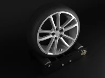 Holden Supersport Rims Low-poly 3D model