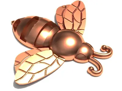 Bee Model for Jewelry and Decorative Projects 3D print model
