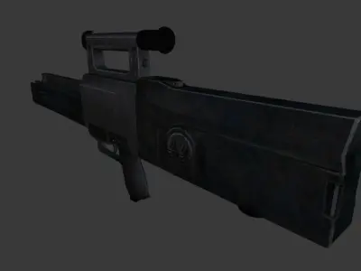 Heckler-Koch G11 K2 version Low-poly 3D model