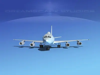 Boeing 707-E6B Mercury 3D model