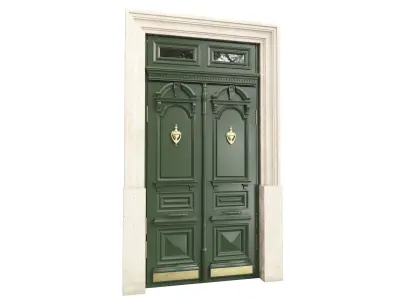 Entrance classic door 111 3D model