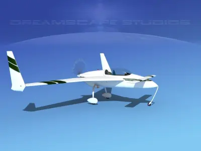 Rutan VariEze V07 3D model