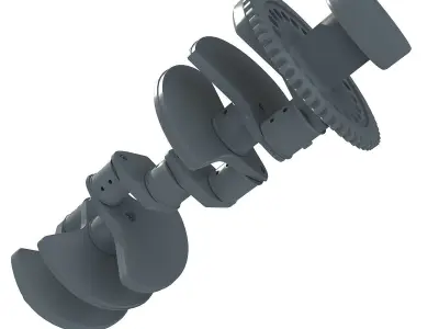 Crankshaft 3D model