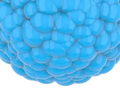 Bubbles Sphere Combination 3D model