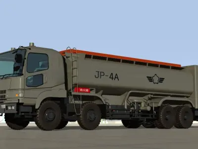 Japan Air Self Defense Force 2000L Fuel Supply Vehicle 3D model