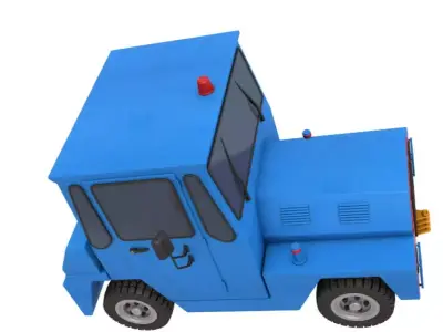 Douglas DC5 HD 03 3D model