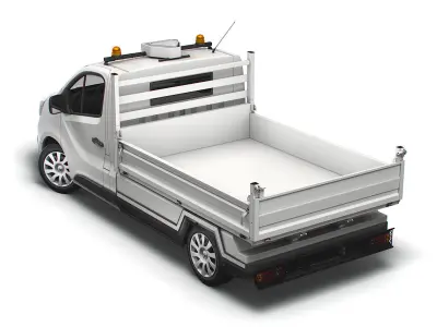 Renault Trafic Tipper 2021 3D model