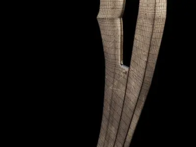 Eastern One-handed Fantasy Sword PBR Free low-poly 3D model