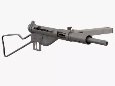 High-Quality Sten Mark 2 3D Model Free 3D model