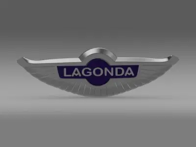 Lagonda 3d logo 3D model