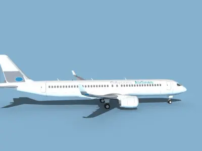 Airbus A220-300 Odyssey 3D model